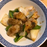 牡蠣と野菜の甘辛炒め
